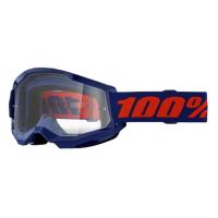 100% Очки Strata 2 Goggle Navy / Clear в Липецке