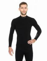 Brubeck Футболка мужская дл.рукав Wool Merino 78% Черный в Липецке