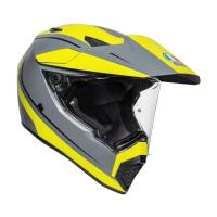 AGV Шлем AX9 E2206 V26 Pacific Road Matt Grey/Yellow Fluo/Black в Липецке