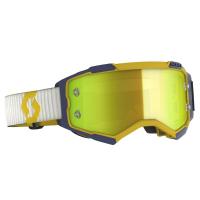 Scott Очки кроссовые Fury yellow/blue yellow chrome works в Липецке