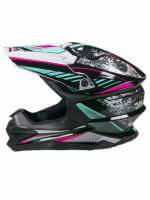 AiM Шлем кроссовый JK803 Multicolor Black/Blue в Липецке