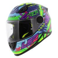 LS2 Мотошлем FF812 Kid Svent Blue Green в Липецке