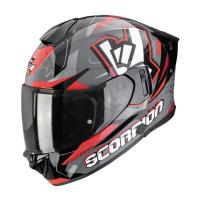 Scorpion Exo Мотошлем Exo-530 Air Rok Серый/Черный/Красный в Липецке