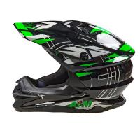 AiM Шлем кроссовый JK803S Green/Black в Липецке