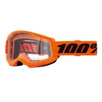 100% Очки Strata 2 V26 Goggle Neon Orange / Clear в Липецке