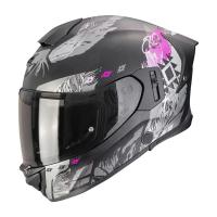 Scorpion Exo Мотошлем Exo-530 Air Hadji Черный/Серый/Розовый в Липецке