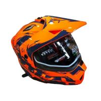 AiM Шлем детский JK802Y Orange/Blue в Липецке