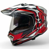 AIM Шлем кросс/эндуро JK802S Red/Grey/Black в Липецке