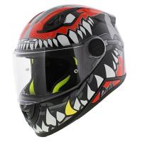 LS2 Мотошлем FF812 Kid Punk Grey Red в Липецке