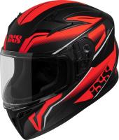 IXS Шлем 136 2.0 Kids Star 2 Черно-красно матовый в Липецке