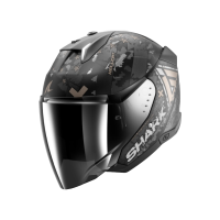 Shark Шлем Skwal I3 Jet Hellcat Mat Black/Chrome/Anthracite в Липецке