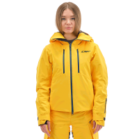 Dragonfly Куртка утепленная Gravity Premium Woman Yellow-Dark Ocean в Липецке