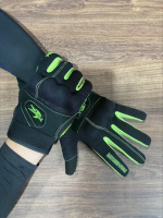 MotoLike перчатки текстильные Probiker черно-зеленые в Липецке