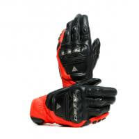 Dainese Перчатки кожаные 4-Stroke 2 Black/Fluo-Red в Липецке