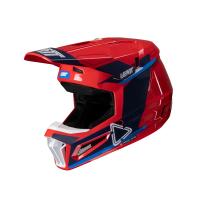 Leatt Шлем кроссовый детский Helmet Kit Moto 3.5 Jr V25 Royal в Липецке