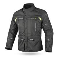 Dimox Мотокуртка текстиль Explorer Mens Touring Black/Yellow в Липецке