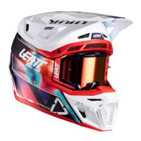 Leatt Шлем кроссовый 8.5 Royal Blue-Red V26 + очки Velocity 5.5 в Липецке