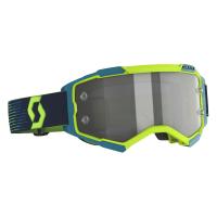Scott Очки кроссовые Fury LS neon yellow/blue light sensitive grey works в Липецке