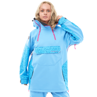 Dragonfly Куртка-анорак сноубордическая DF Uktus Woman Blue - Pink в Липецке