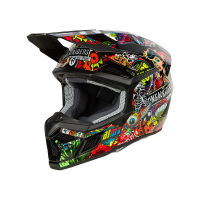 Oneal Шлем кроссовый детский 3Series Youth Crank V.24 красный/ зеленый в Липецке