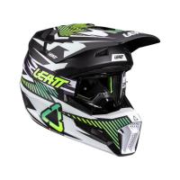 Leatt Шлем кроссовый 3.5 V26 Storm Teal + очки Vizion 3.5 в Липецке