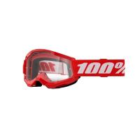 100% Очки подростковые Strata 2 Junior Red / Clear в Липецке