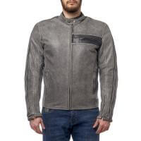 Moteq Куртка кожаная Defender grey в Липецке