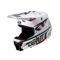 Leatt Шлем кроссовый детский Helmet Kit Moto 3.5 Jr V25 White в Липецке