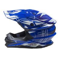 AiM Шлем кроссовый JK803S Blue/White в Липецке