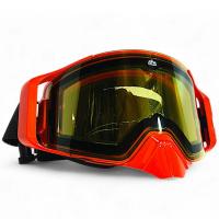 AiM Очки снегоходные с магнитной линзой и подогревом (PRO) 31-103 Accu Heated Orange Glossy в Липецке