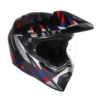 AGV Шлем AX9 E2206 V26 Steppa Carbon/Red/Blue в Липецке