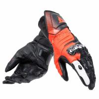 Dainese Перчатки Carbon 4 Long Black/Fluo-Red/White в Липецке