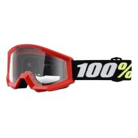 100% Очки детские Strata Mini Goggle Red/Clear Lens 2025 в Липецке