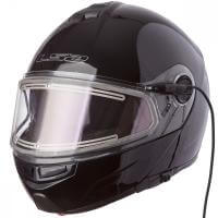 LS2 Мотошлем снегоходный FF325 Strobe Electric Snow Solid Черный в Липецке