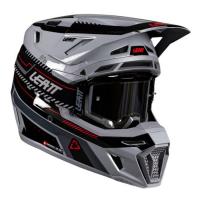 Leatt Шлем кроссовый 8.5 Grey V26 + очки Velocity 5.5 в Липецке