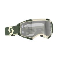 Scott Очки кроссовые Fury LS kaki green/light sensitive grey works в Липецке