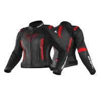 Shima Куртка Кожаная женская Miura 2.0 Black/Red в Липецке