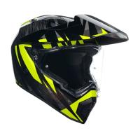 AGV Шлем AX9 E2206 V26 Steppa Carbon/Grey/Yellow Fluo в Липецке