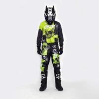 Grom Штаны кроссовые подростковые MX Religion lime в Липецке