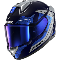 Shark Шлем Skwal i3 Rhad Blue/Chrome/Silver в Липецке