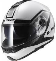 LS2 Мотошлем снегоходный FF325 Strobe Electric Snow Civik Черный/Белый в Липецке