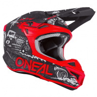 ONEAL Кроссовый шлем 5Series HR Черный/Красный в Липецке