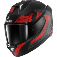 Shark Шлем Skwal i3 Rhad Mat Black/Chrome/Red в Липецке