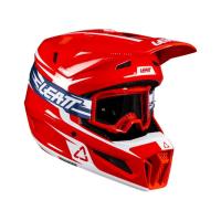 Leatt Шлем кроссовый 3.5 V26 Red + очки Vizion 3.5 в Липецке