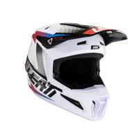 Leatt Шлем кроссовый Moto 2.5 Helmet Black/White 2024 в Липецке