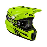 Leatt Шлем кроссовый 3.5 V26 Neon Yellow + очки Vizion 3.5 в Липецке