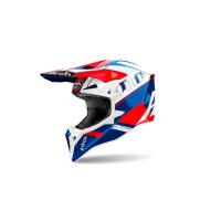 Airoh Мотошлем Wraaap Feel Blue/Red Glossy в Липецке