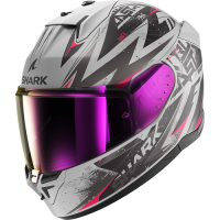 Shark Шлем D-Skwal 3 Blast-R Mat Silver/Violet/Black в Липецке