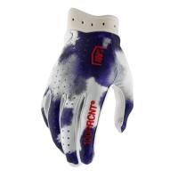 100% Мотоперчатки текстильные ITrack Blue/White 2026 в Липецке