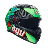 AGV Шлем K3 Kamaleon Black/Red/Green в Липецке